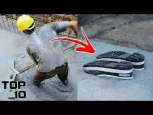 Video: Top 10 Weirdest Things Found Stuck In Concrete